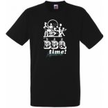 BBQ Time grillparty férfi rövid ujjú póló