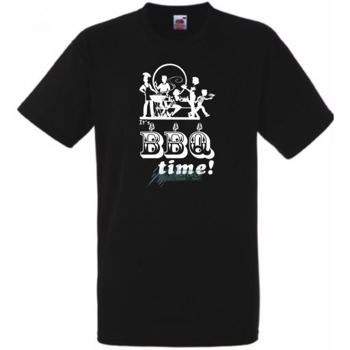 BBQ Time grillparty férfi rövid ujjú póló