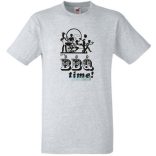 BBQ Time grillparty férfi rövid ujjú póló