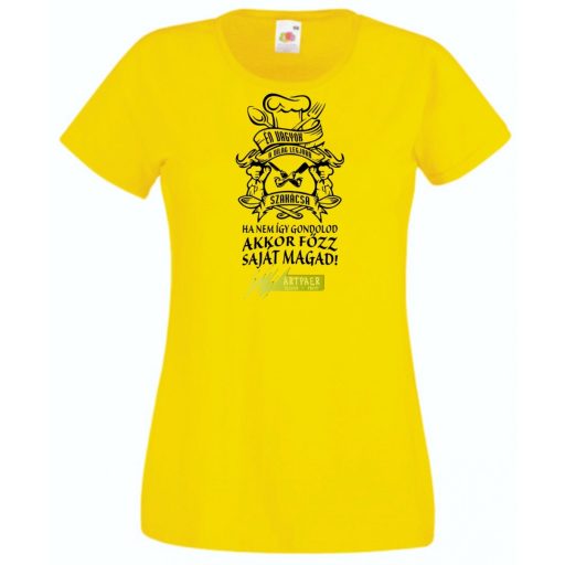 A világ legjobb szakácsa női rövid ujjú póló