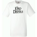 Funny - The Lord of the Drinks férfi rövid ujjú póló