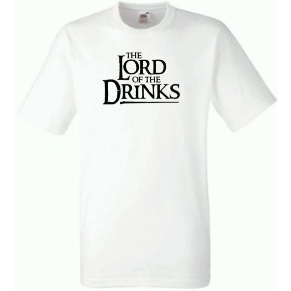 Funny - The Lord of the Drinks férfi rövid ujjú póló