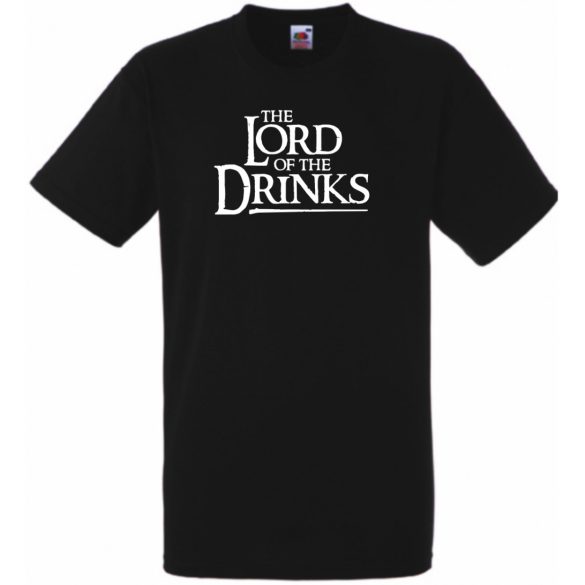 Funny - The Lord of the Drinks férfi rövid ujjú póló