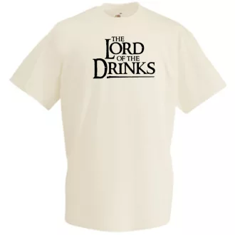 Funny - The Lord of the Drinks férfi rövid ujjú póló