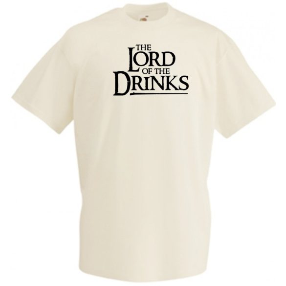 Funny - The Lord of the Drinks férfi rövid ujjú póló