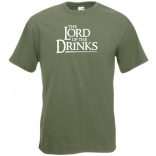 Funny - The Lord of the Drinks férfi rövid ujjú póló