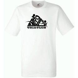   Triatlon – Úszás, kerékpározás, futás férfi rövid ujjú póló