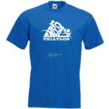 Triatlon – Úszás, kerékpározás, futás férfi rövid ujjú póló