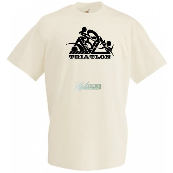 Triatlon – Úszás, kerékpározás, futás férfi rövid ujjú póló