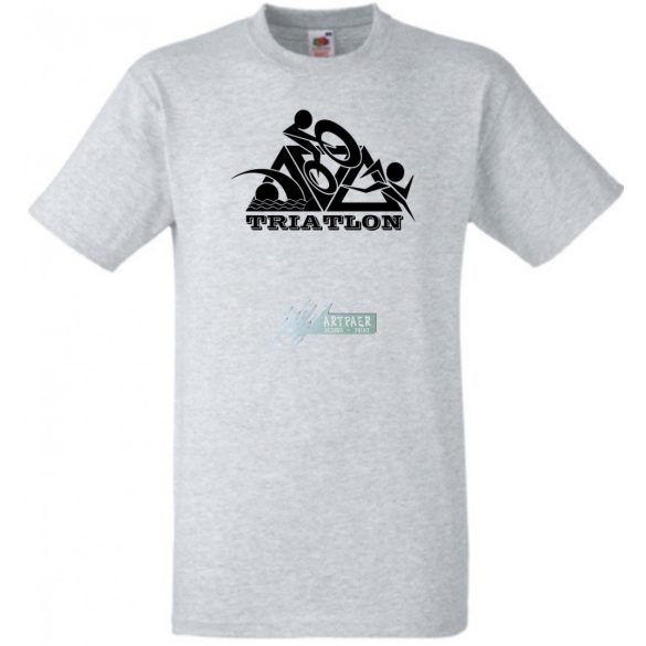 Triatlon – Úszás, kerékpározás, futás férfi rövid ujjú póló