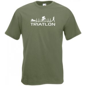 Triatlon - Úszás, kerékpározás, futás férfi rövid ujjú póló