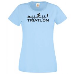   Triatlon - Úszás, kerékpározás, futás női rövid ujjú póló