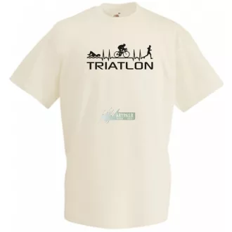   Triatlon - Úszás, kerékpározás, futás férfi rövid ujjú póló