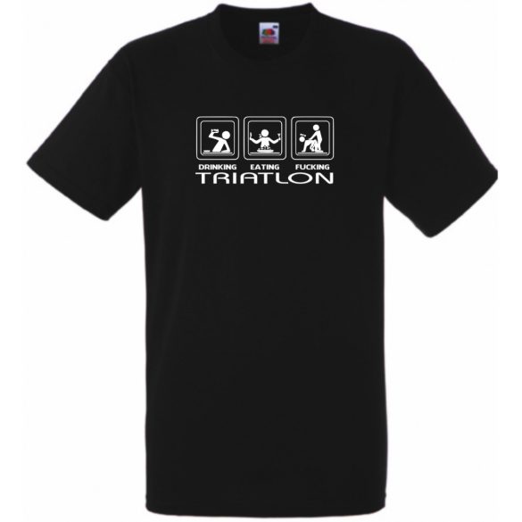 Humor - Triatlon férfi rövid ujjú póló