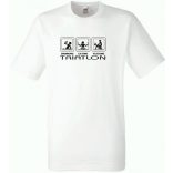 Humor - Triatlon férfi rövid ujjú póló