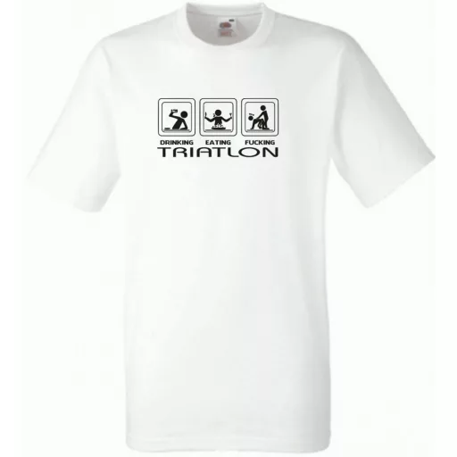 Humor - Triatlon férfi rövid ujjú póló