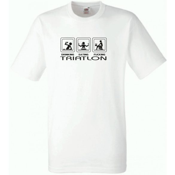 Humor - Triatlon férfi rövid ujjú póló