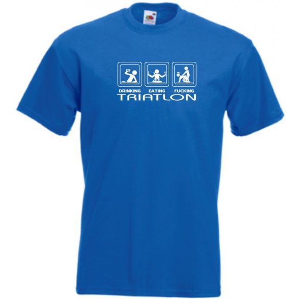 Humor - Triatlon férfi rövid ujjú póló