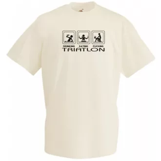 Humor - Triatlon férfi rövid ujjú póló
