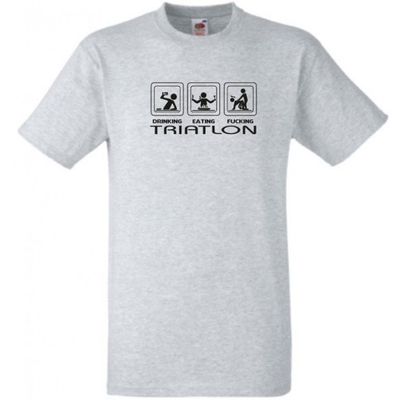 Humor - Triatlon férfi rövid ujjú póló