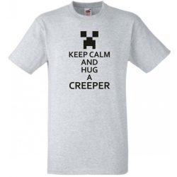 Keep Calm Minecraft Creeper gyerek rövid ujjú póló