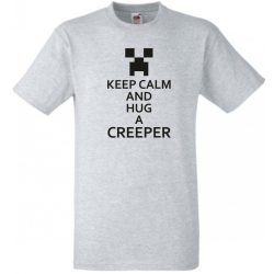 Keep Calm Minecraft Creeper gyerek rövid ujjú póló