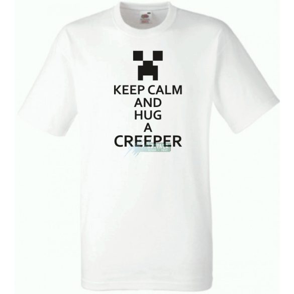 Keep Calm Minecraft Creeper gyerek rövid ujjú póló