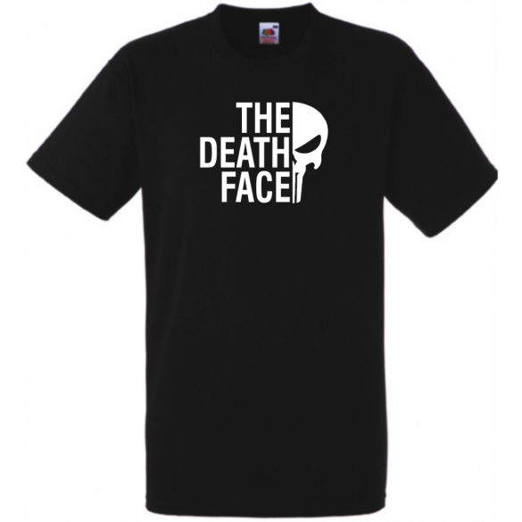 Funny The Death Face Punisher férfi rövid ujjú póló