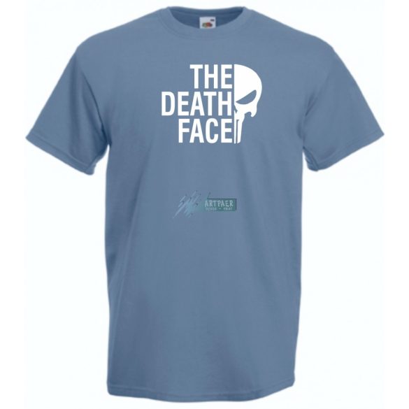 Funny The Death Face Punisher férfi rövid ujjú póló