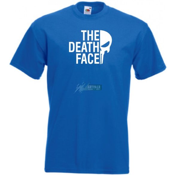 Funny The Death Face Punisher férfi rövid ujjú póló