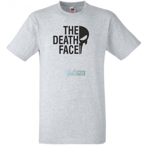 Funny The Death Face Punisher férfi rövid ujjú póló
