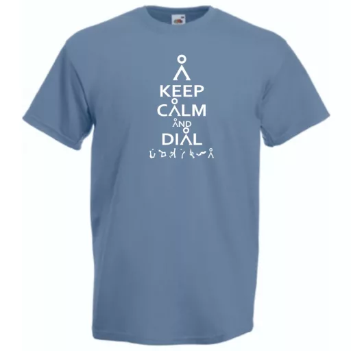 Keep Calm Csillagkapu férfi rövid ujjú póló