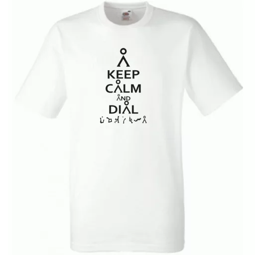 Keep Calm Csillagkapu férfi rövid ujjú póló