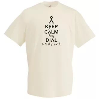 Keep Calm Csillagkapu férfi rövid ujjú póló