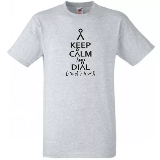 Keep Calm Csillagkapu férfi rövid ujjú póló