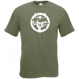 Motor fan Vespa Club férfi rövid ujjú póló