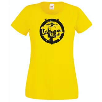 Motor fan Vespa Club női rövid ujjú póló