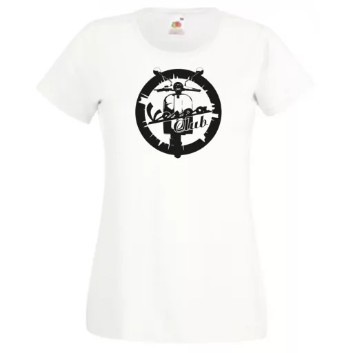 Motor fan Vespa Club női rövid ujjú póló