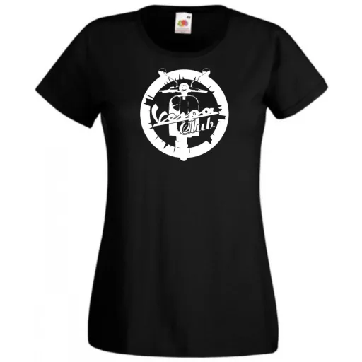 Motor fan Vespa Club női rövid ujjú póló