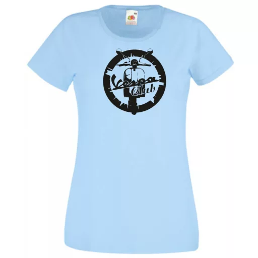 Motor fan Vespa Club női rövid ujjú póló