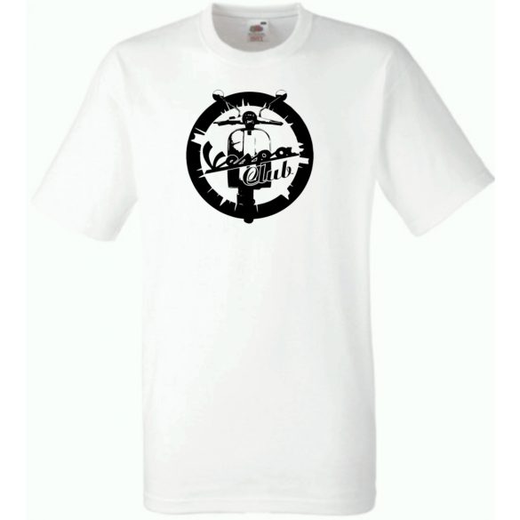 Motor fan Vespa Club férfi rövid ujjú póló