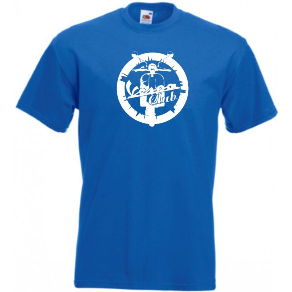 Motor fan Vespa Club férfi rövid ujjú póló