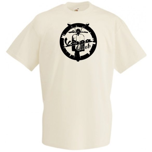 Motor fan Vespa Club férfi rövid ujjú póló