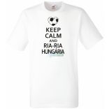 Keep Calm foci szurkoló, Ria Ria Hungária gyerek rövid ujjú póló