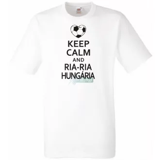   Keep Calm foci szurkoló, Ria Ria Hungária gyerek rövid ujjú póló