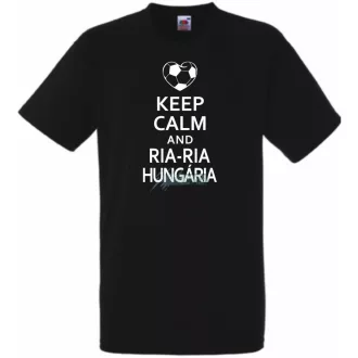   Keep Calm foci szurkoló, Ria Ria Hungária gyerek rövid ujjú póló