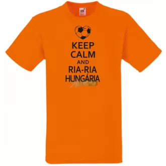   Keep Calm foci szurkoló, Ria Ria Hungária gyerek rövid ujjú póló