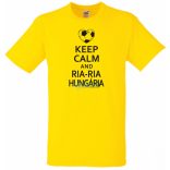 Keep Calm foci szurkoló, Ria Ria Hungária gyerek rövid ujjú póló