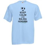 Keep Calm foci szurkoló, Ria Ria Hungária gyerek rövid ujjú póló