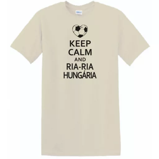 Keep Calm foci szurkoló, Ria Ria Hungária férfi rövid ujjú póló